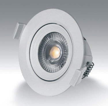 Vivida faretto tondo bianco orientabile 7w 590lm Vivida luce Faretti e scatole portafaretto